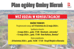 Plan ogólny dla Gminy Bieruń - ruszają konsultacje społeczne